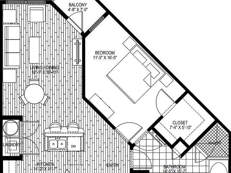 A2 floor plan Millennium High Street