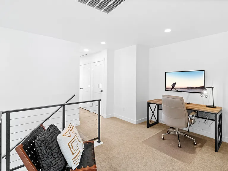 Upstairs Workspace (top floor)