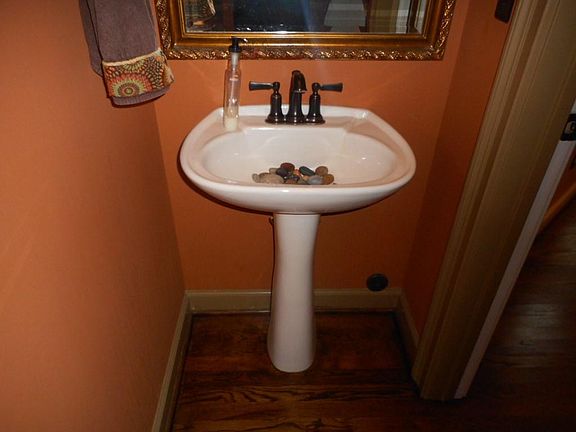 Main level half bath