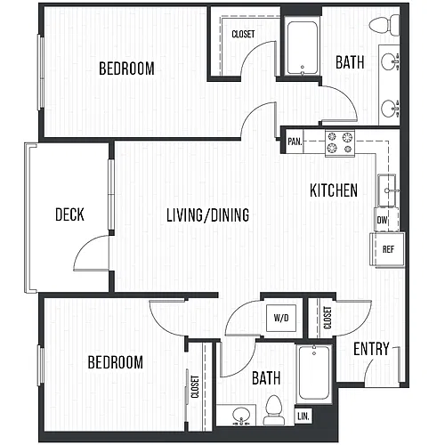 Floor plan Plan 2B