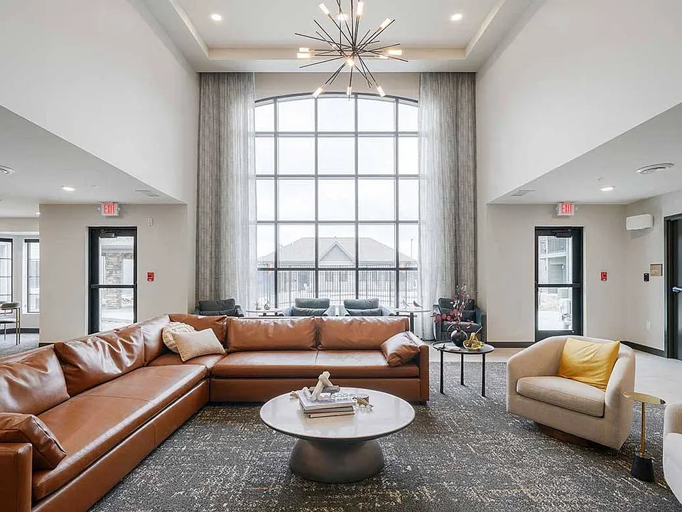 Connect with neighbors and friends in our beautiful community room.