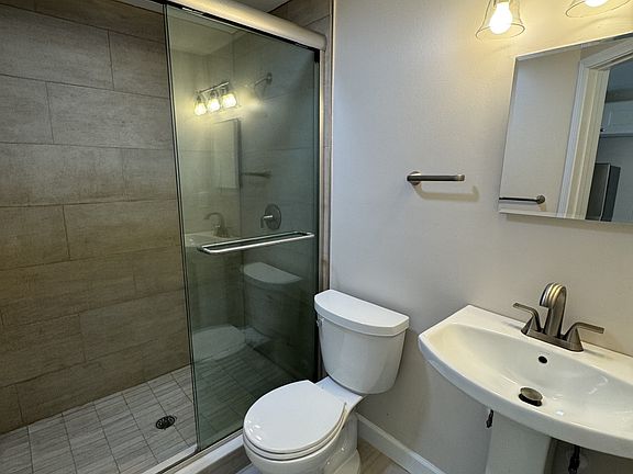 Newly renovated bathroom.