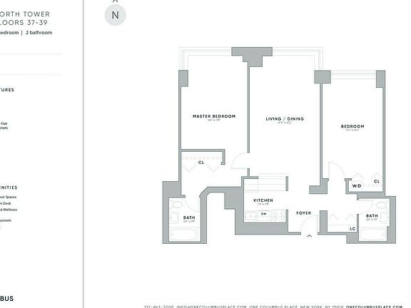 2nd image of 1 Columbus Pl APT N38a