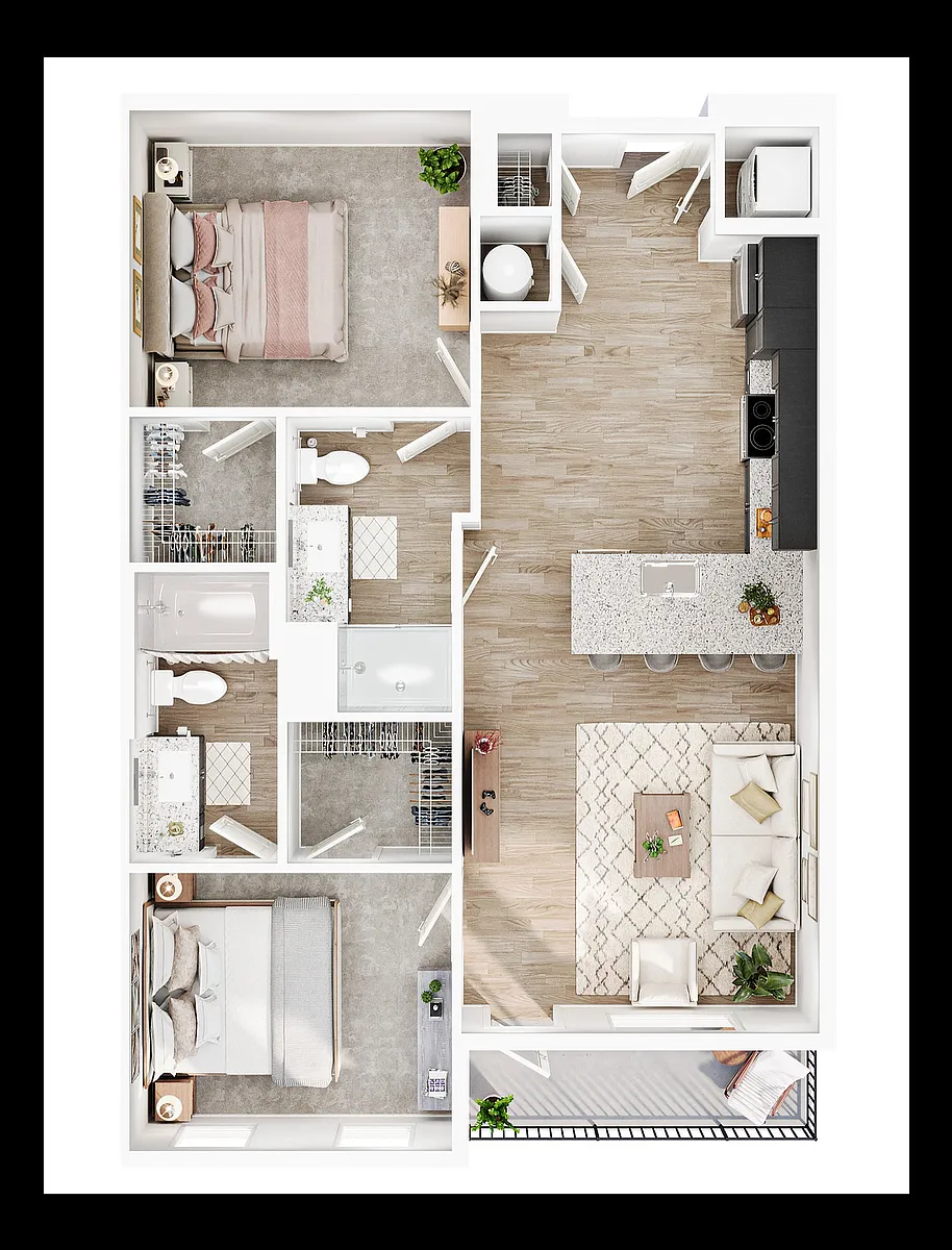 Floor plan 2B-Taylor