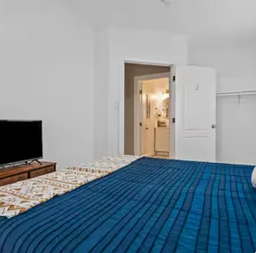 Guest Bedroom 1- Bathroom adjacent, Large room.