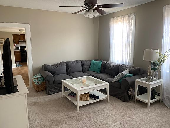 Living room (furniture not included)