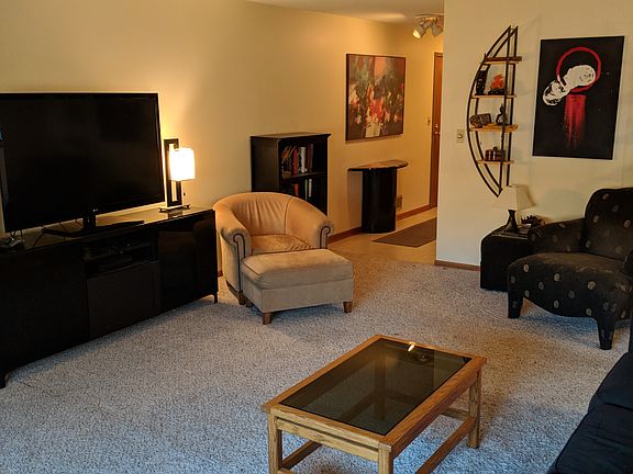 Living room to entry-way