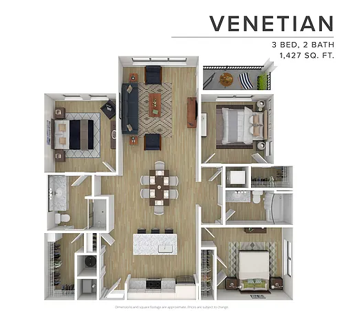 Floor plan Venetian