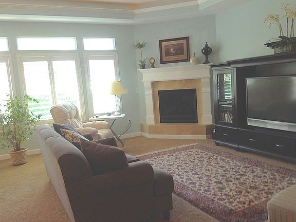 Open Family Area W/Fireplace