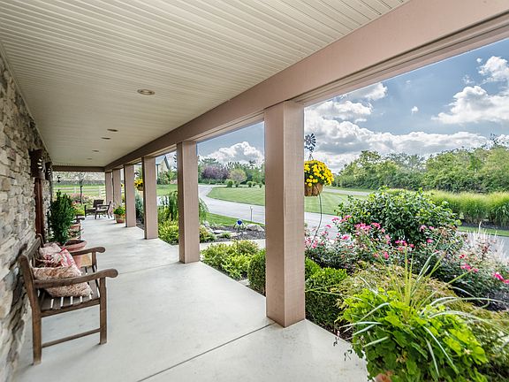 64x8 Covered front porch.