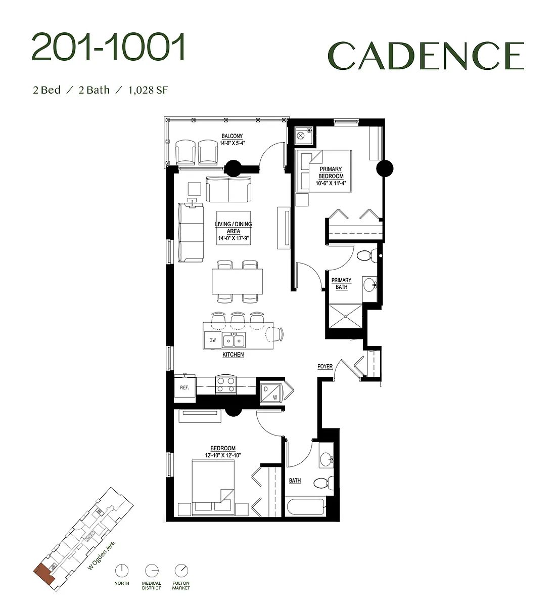 Floor plan 201-1001