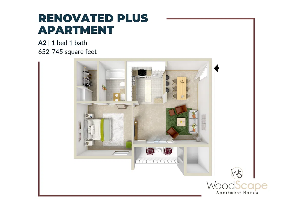 Floor plan A2 Renovated Plus