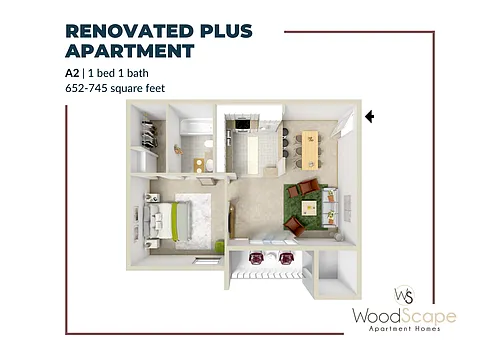 Floor plan A2 Renovated Plus