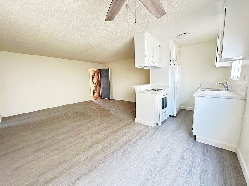 Bright open floor plan features Laminated Vinyl Plank Flooring!