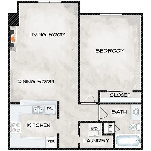 Floor plan 1/1.00