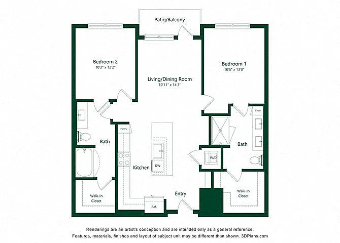 Floor plan B2