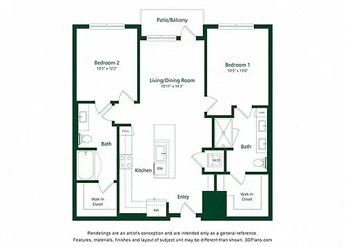 Floor plan B2