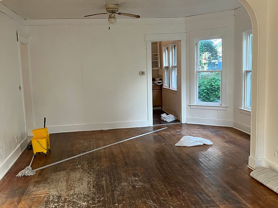 Living room connected with dining room