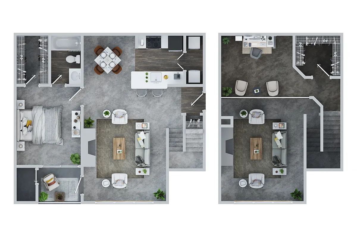 Floor plan Whitney East W/Loft