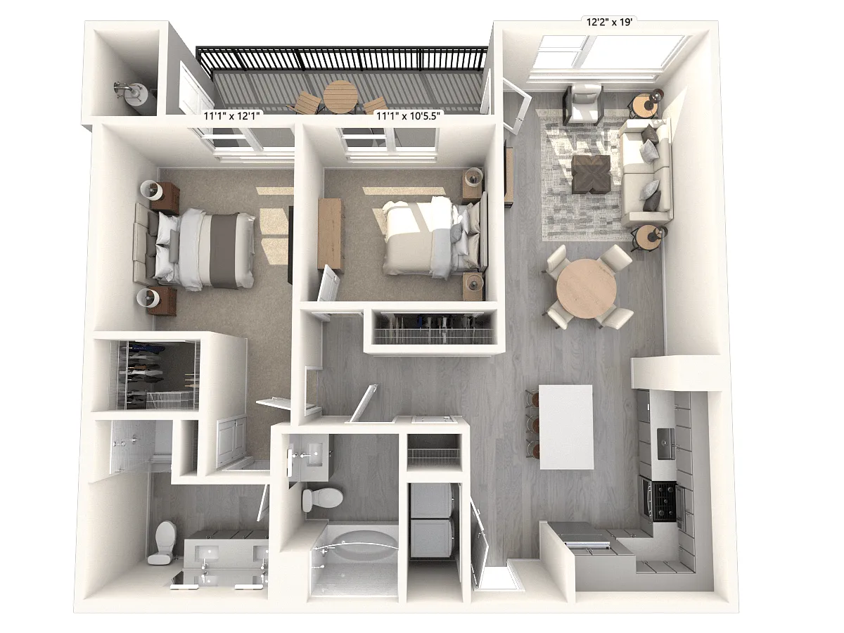 Floor plan B4-1074-2