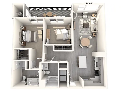 Floor plan B4-1074-2