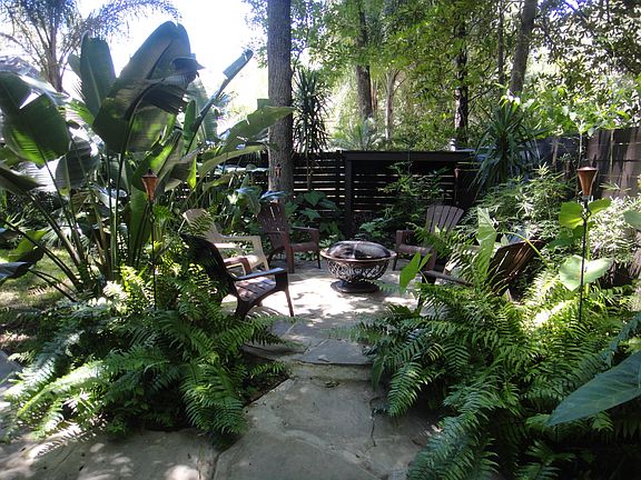 Secluded Tropical Fire Pit