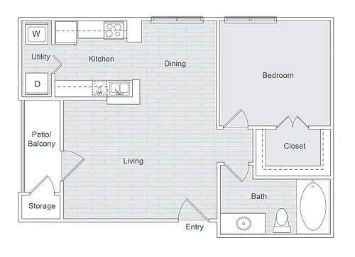 Floor plan A1E
