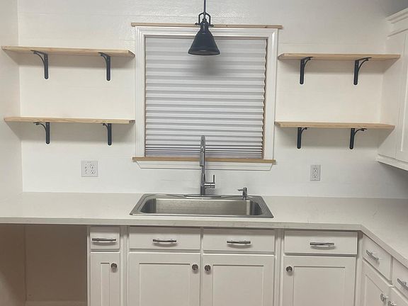 Kitchen include open shelving