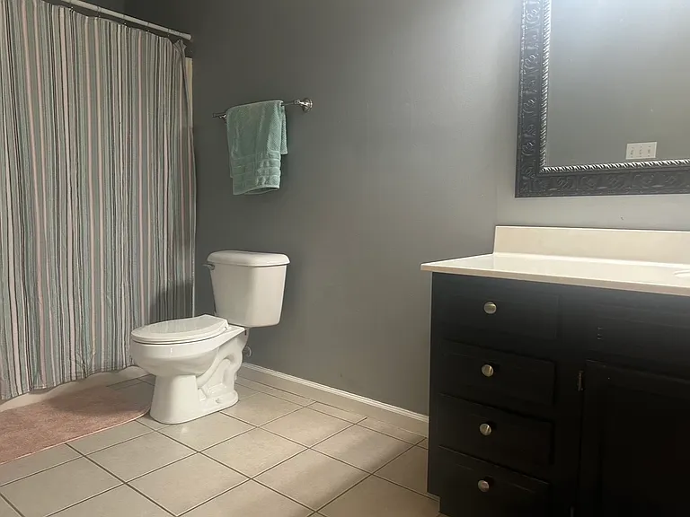 Large private bathroom