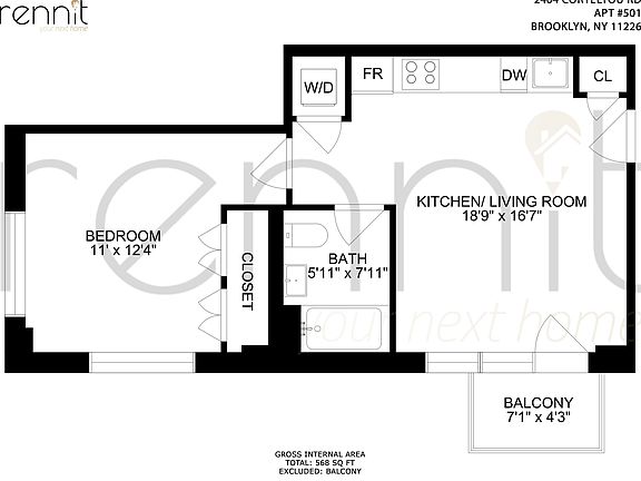 2nd image of 2402 Cortelyou Rd #501