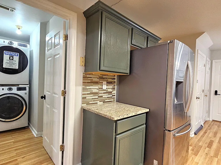Laundry and kitchen fridge 1