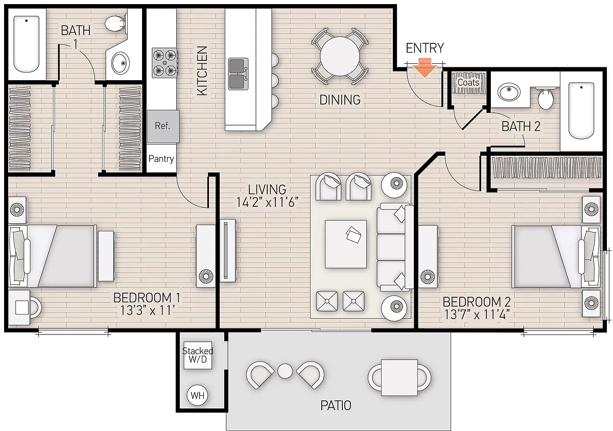 Floor plan Plan C