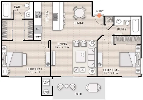 Floor plan Plan C