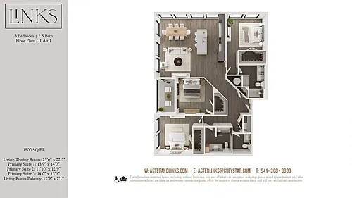 Floor plan Links C1