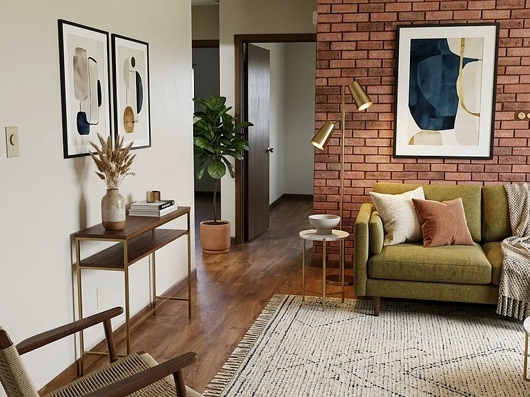 Living room towards bedrooms