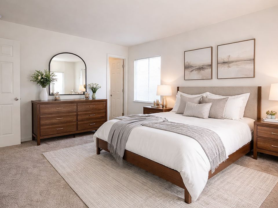 Primary bedroom with private bath