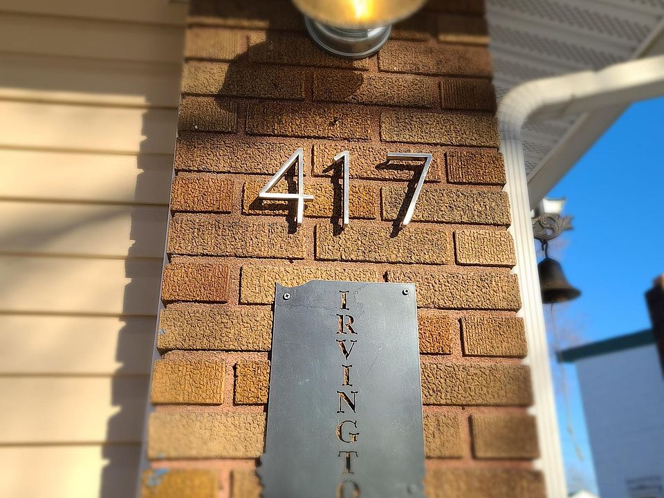New House Numbers & Custom Irvington Sign