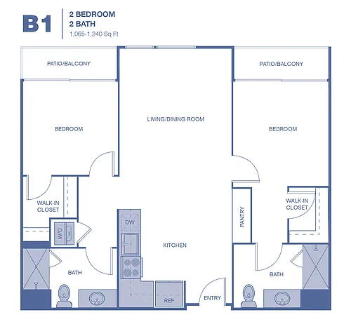 Floor plan B1