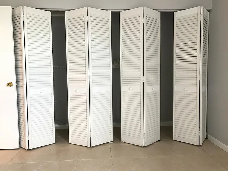 Main bedroom closets