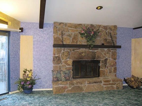 Moss Rock Fireplace