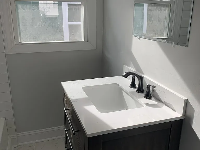 Hallway bathroom