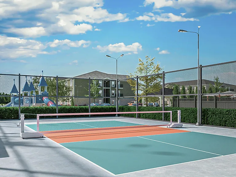 Pickleball Court at Preston Park Apartments in Burlington, NC