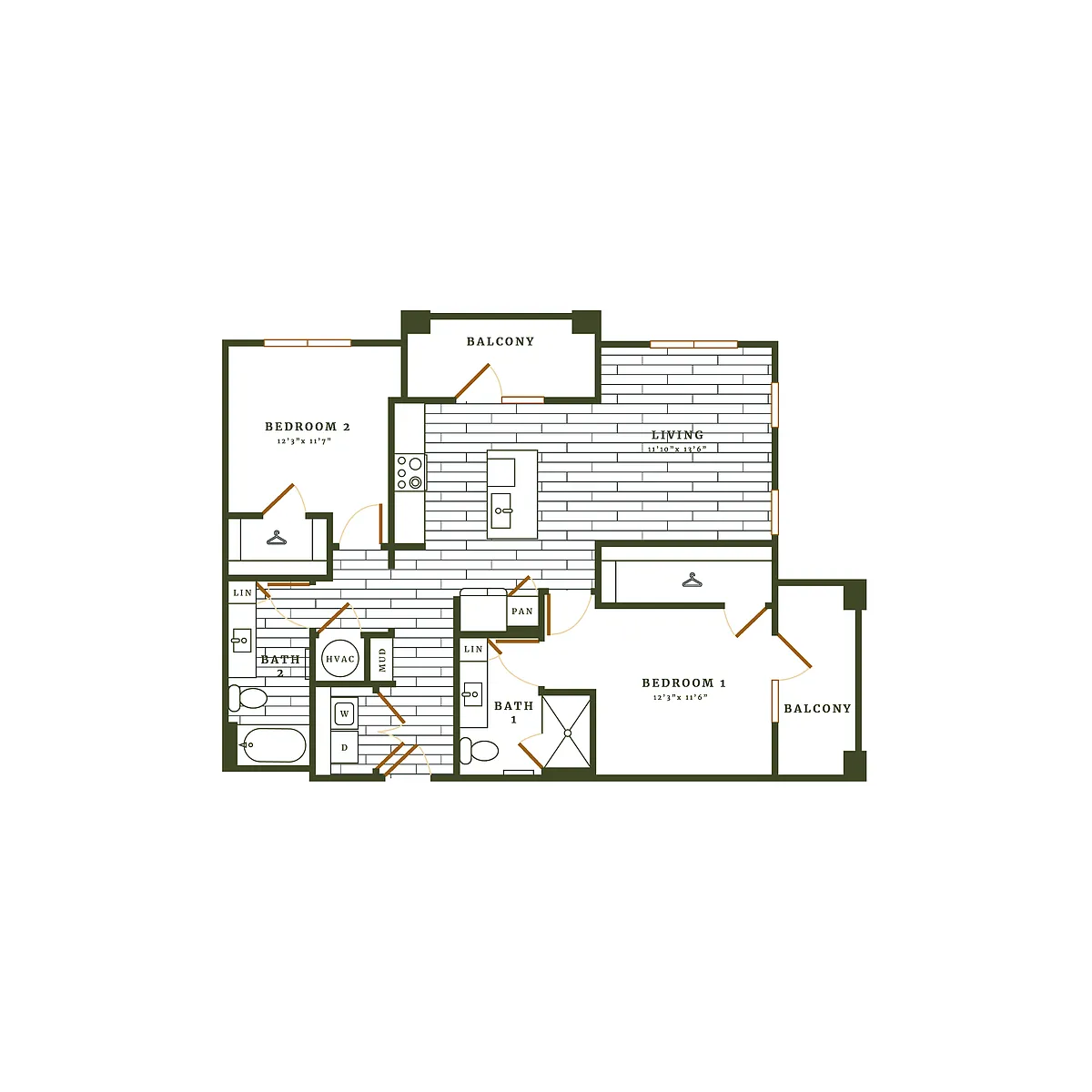 Floor plan Mydell