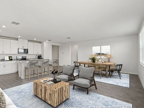 The Foxglove Great Room Virtually Staged.