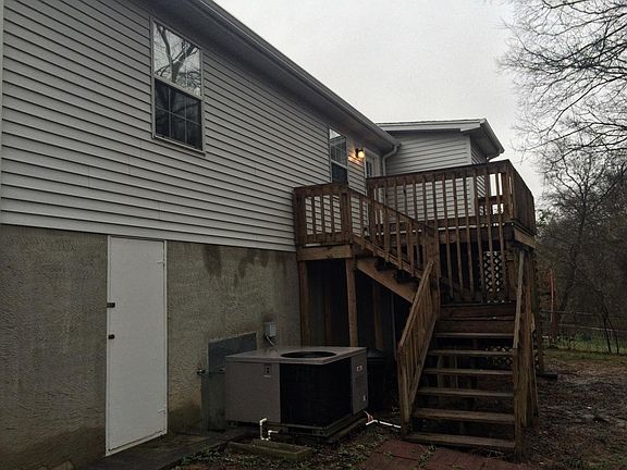 Rear of Home with Deck