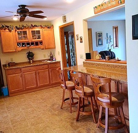 Breakfast nook
						:
						With an open concept view into living room