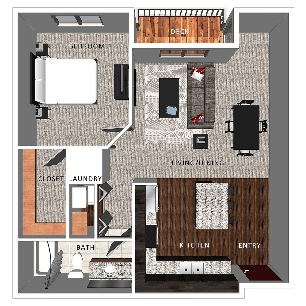 Floor plan Parker
