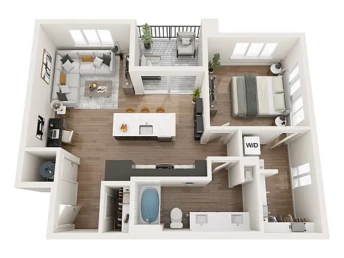 Floor plan 1H