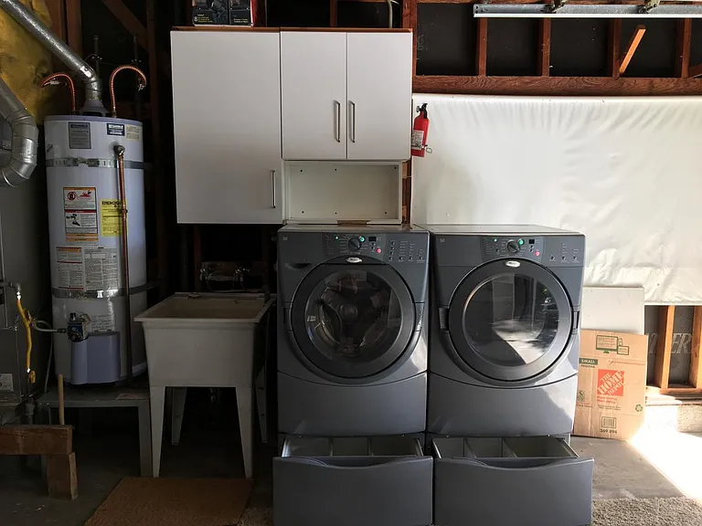 Extra large capacity HE Front Loading Whirlpool Washer and D