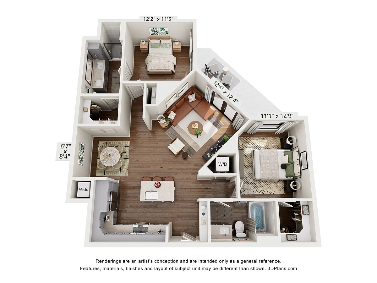 Floor plan B3